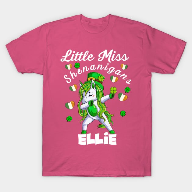 Unicorn dabbing little miss Shenanigans T-Shirt by AllanahCrispen